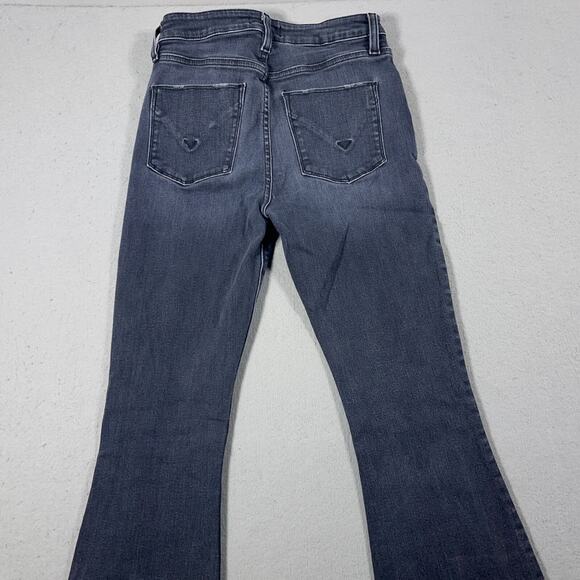Hudson Jeans Women Size 25 Holly Flare Mid Rise Dark Wash Stretch Denim Disco - Picture 10 of 12